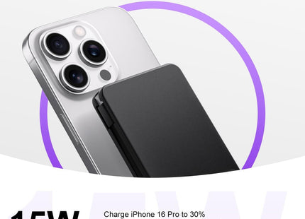 Magnetic Power Bank, 10,000Mah Wireless Portable Charger for Mag-Safe 15W Fast Charging, Battery Pack with Usb-C/Lightning Cable 22.5W In/Out for Iphone 17/16/15/14/13/12 Series, Airpods & More