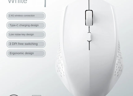 Bluetooth 5.2 Mouse 2.4G Wireless Mouse Dual-Mode Silent Mouse Rechargeable Gaming Mouse 1600DPI for Laptop Computer Win Mac OS