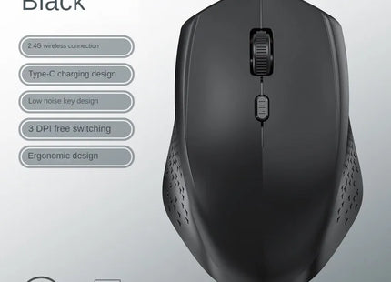 Bluetooth 5.2 Mouse 2.4G Wireless Mouse Dual-Mode Silent Mouse Rechargeable Gaming Mouse 1600DPI for Laptop Computer Win Mac OS