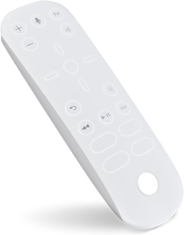 Geekria Silicone Remote Case Compatible with Sony PS5, Playstation 5 Controller Sleeve, Ergonomic Design, Shock-Absorption Washable, Full Body Protector Skin (White)