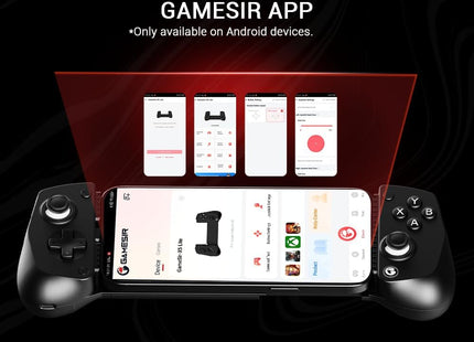 Gamesir X5 Lite Mobile Gaming Controller for Android & Iphone 15/16 Series (USB-C), Hall Effect Joystick, Lightweight Ergonomic Phone Controller- Play Genshin Impact & Zenless Zone Zero