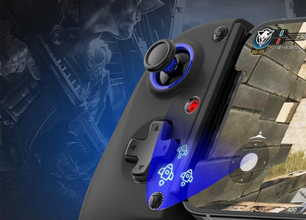 Bluetooth Mobile Game Controller for Nintendo Switch 2 & Ios & Android & Tablets, Wireless Gamepad Grip with Hall Effect Trigger Joystick, Ergonomic Phone Controller for Iphone, Ipad Pro, Samsung