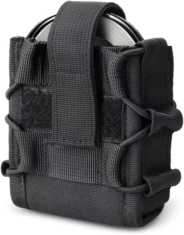 LIVANS Molle Handcuff Holster, Handcuff Pouch for Duty Belt, Handcuff Case Fit Asp Handcuff/Hinged Handcuff/Chain Handcuff/Folding Rigid Handcuff. Law Enforcement Cuff Holder