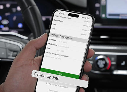 JOYTUTUS Wireless Carplay Adapter, 2026 Upgrade Wired to Wireless for Iphone Carplay & Android Auto, Adapter Compatible with USB a & USB C, Mini Cube Design for Cars with Built-In Wired Carplay