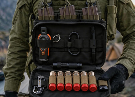 Tactical Mag Admin Pouch Molle Mag Pouch, Open Top Single/Double/Triple Magazine Pouch Holder Carrier for M4 M16 AK AR Glock M1911 92F 9Mm Molle Utility Tool Pouch Medical EMT Organizer