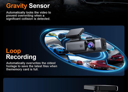 Galphi 4K Dash Cam Front, Built-In 5G Wifi, 32GB Card Included, Dash Camera for Cars, Mini Dashcam for Cars with Loop Recording, G-Sensor, 24 Hours Parking Monitor, APP, Support 256GB Max