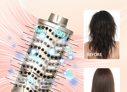 RUCHA Foldable 8 in 1 Hair Styler & Hot Air Styler, 110,000 RPM High Speed Hair Dryer Brush, Air Curler for Hair, Negative Ion Hot Air Bursh for Frizz-Free Styling Curling Fast Drying Straightening Volumizing