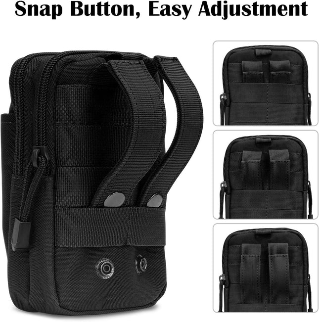Tactical Belt Pouch for Men Molle Military Accessories Pouches Small Gear Pouch for Camping Hunting Duty Belt EDC Gadgets Utility Phone Bag