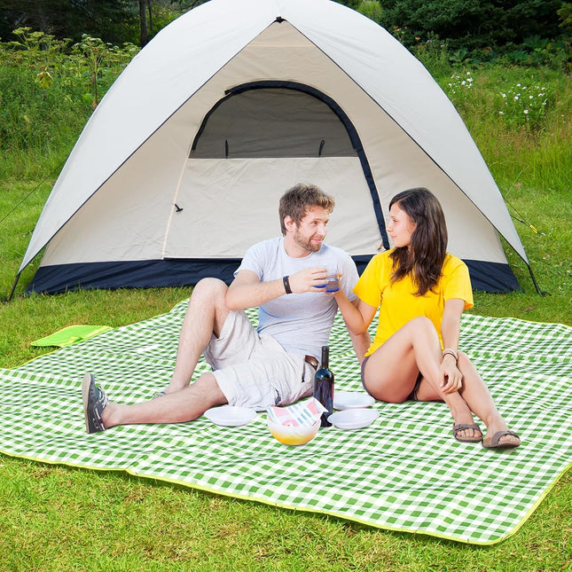 Picnic Blanket Waterproof, 79"X79" Extra Large Outdoor Picnic Blanket, Beach Blanket Sandproof Foldable for Travel Park Music Festival Picnic Mats