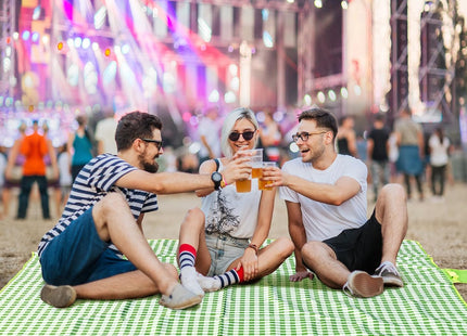 Picnic Blanket Waterproof, 79"X79" Extra Large Outdoor Picnic Blanket, Beach Blanket Sandproof Foldable for Travel Park Music Festival Picnic Mats