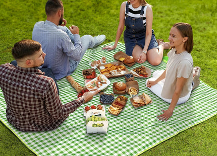 Picnic Blanket Waterproof, 79"X79" Extra Large Outdoor Picnic Blanket, Beach Blanket Sandproof Foldable for Travel Park Music Festival Picnic Mats