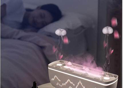 Flame Fire Diffuser Humidifier, 3 Colors Changing Oil Diffuser,Flame 2 Mist Modes, Ultra-Quiet Aroma Essential Oils Aromatherapy Diffusers for Bedroom, Office
