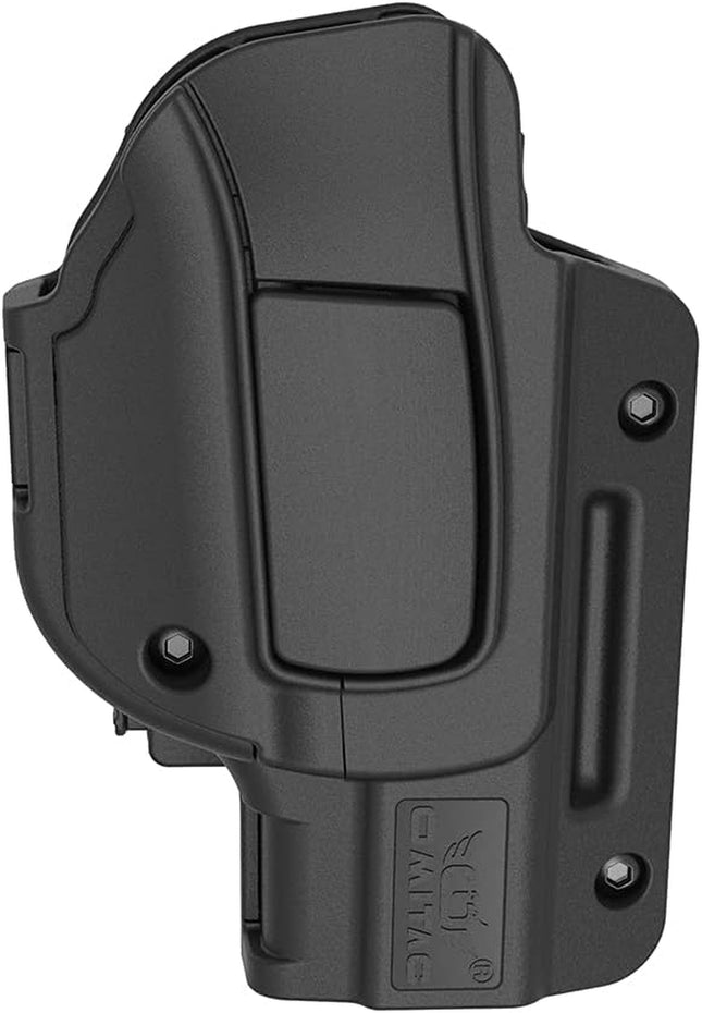 Glock19 Holster G19 OWB Holster for Glock19 Glock23 Glock32 Gen 1,2,3,4,5 G19 Gen5 Glock 19X Holster Retentionlevel 2 Anto Lock Index Finger Release Belt Loop Concealment Holster Right Handed