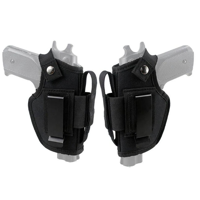 Tactical Universal Gun Holster for Glock 17 19 Beretta M9 1911 P226 Left Right Hand Waist Concealed Carry Pistol 9Mm Mag Pouch