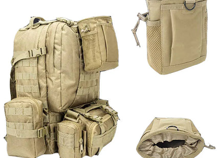 Tactical Molle Dump Drop Pouch Magazine Pouch Pocket Drawstring Recovery Bag Hunting Accessories Utility Waist Pack