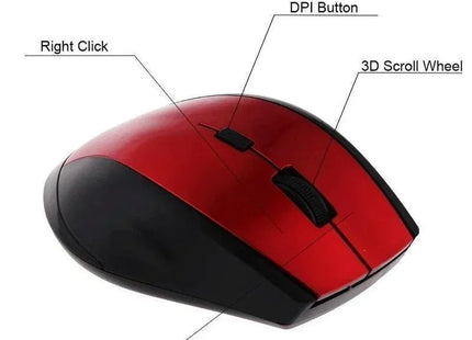 2.4Ghz Wireless Mouse Gamer for Computer PC Gaming Mouse with USB Receiver Laptop Accessories