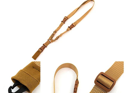 Shot Gun Belt Hunting Accessories Tactical Gear Tactical Single Point Gun Sling Shoulder Strap Rifle Rope Belt with Metal Buckle