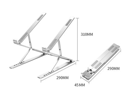 For Macbook Laptop Stand Folding Adjustable Aluminum Computer Pc Tablet Stand Notebook Tablelaptop Holder Heat Dissipation
