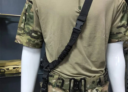 Shot Gun Belt Hunting Accessories Tactical Gear Tactical Single Point Gun Sling Shoulder Strap Rifle Rope Belt with Metal Buckle