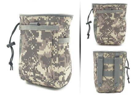 Tactical Molle Dump Drop Pouch Magazine Pouch Pocket Drawstring Recovery Bag Hunting Accessories Utility Waist Pack