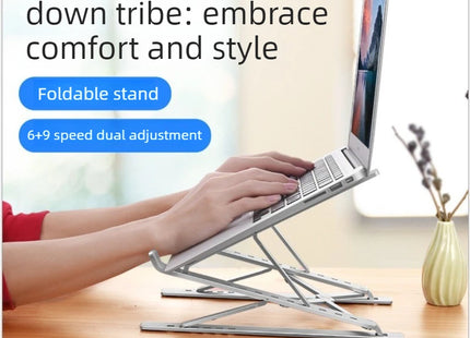 For Macbook Laptop Stand Folding Adjustable Aluminum Computer Pc Tablet Stand Notebook Tablelaptop Holder Heat Dissipation