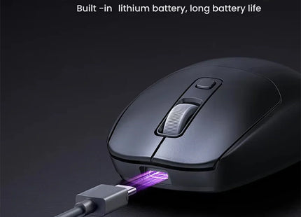 Bluetooth 5.2 Mouse 2.4G Wireless Mouse Dual-Mode Silent Mouse Rechargeable Gaming Mouse 1600DPI for Laptop Computer Win Mac OS