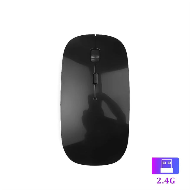 Bluetooth 5.2 Mouse 2.4G Wireless Mouse Dual-Mode Silent Mouse Rechargeable Gaming Mouse 1600DPI for Laptop Computer Win Mac OS