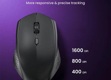 Bluetooth 5.2 Mouse 2.4G Wireless Mouse Dual-Mode Silent Mouse Rechargeable Gaming Mouse 1600DPI for Laptop Computer Win Mac OS