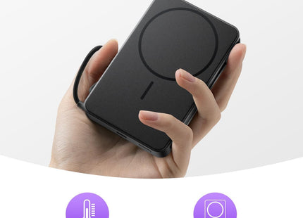 Magnetic Power Bank, 10,000Mah Wireless Portable Charger for Mag-Safe 15W Fast Charging, Battery Pack with Usb-C/Lightning Cable 22.5W In/Out for Iphone 17/16/15/14/13/12 Series, Airpods & More
